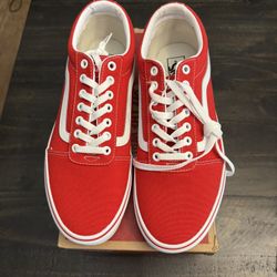 Vans Size 10.5 (red)