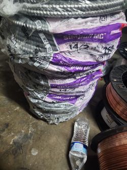 14/2 MC-AL Metal Clad Wire 250ft Roll 