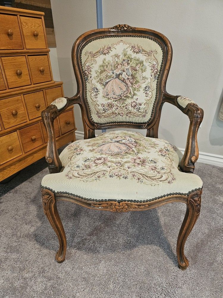 French Antique Chateau D'AX Spa Chair