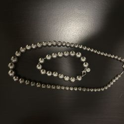 Tiffany & Co Ball Bracelet & Necklace 