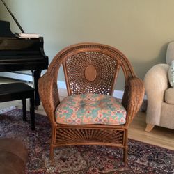 2 Pier One Azteca Chairs and Ottoman