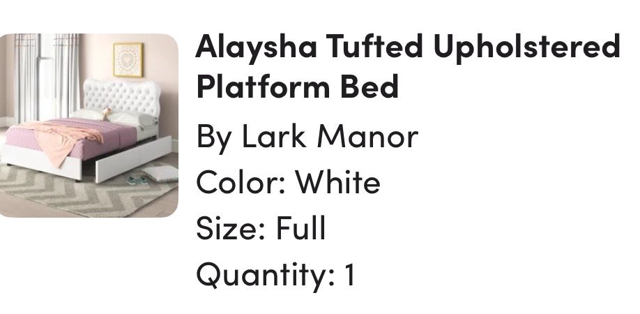 Full Size Bed Frame With Storage