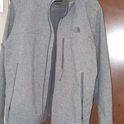 The North Face Grey Men's Jacket Sz. Lrg Slightly Used