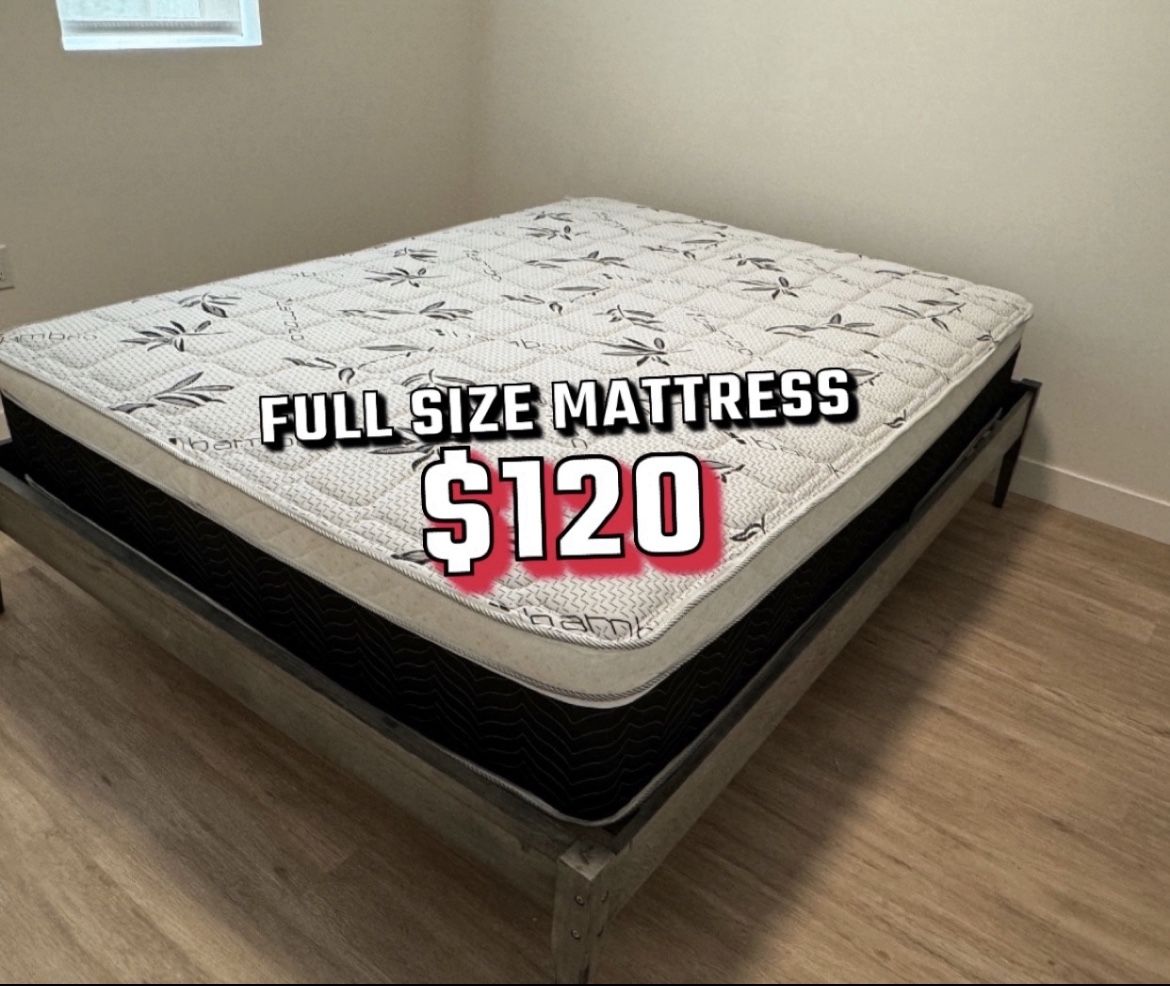 Full Size Pillow Top Mattress