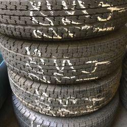 Trailer Tires 205/75/14” Have 2 Sets $200 A Set