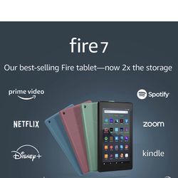Amazon Fire 7 Tablet And Case