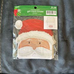 New Christmas Party 3 Count Santa Claus Gift Card Holders 