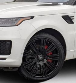 Range Rover hse velar 22” new blk sports style rims tires sets