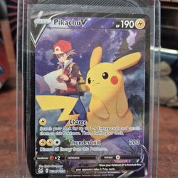 Pikachu V - SWSH11: Lost Origin Trainer Gallery (SWSH11: TG)