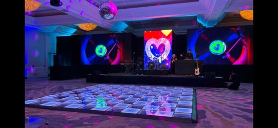 Led mirror dance floor