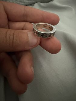 Chrome hearts 925 silver forever ring US 6
