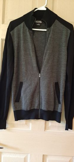 Michael Kors sweater with zipper & pockets. Size S