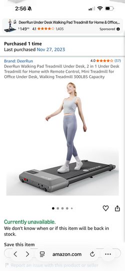 Walking pad treadmill