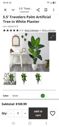 Ashley furniture artificial palm tree