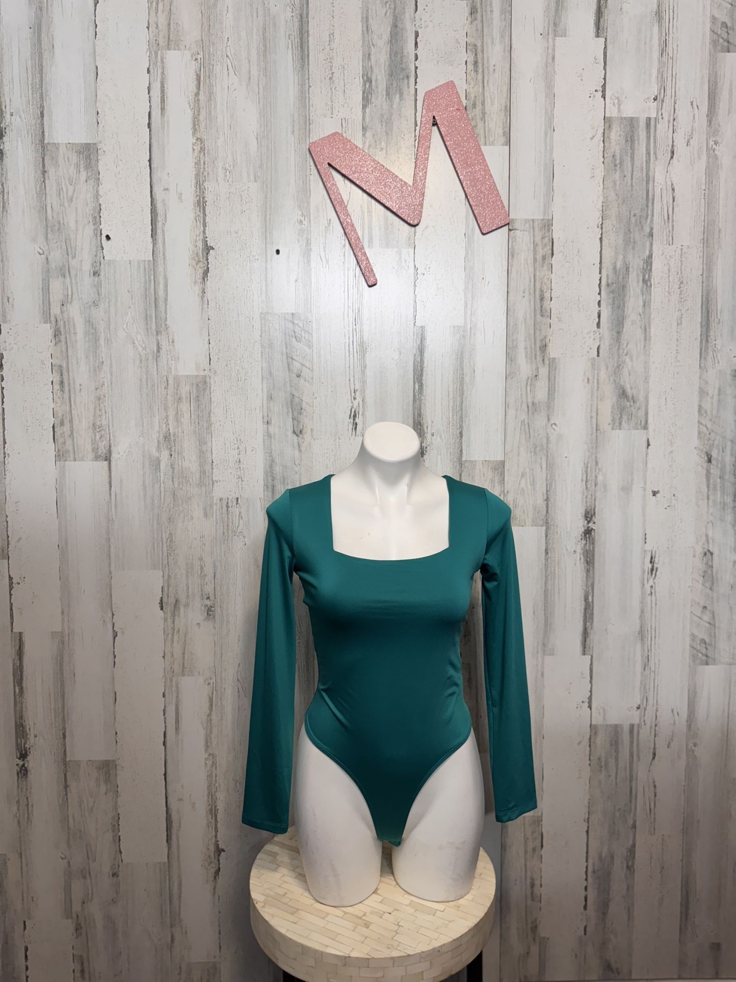 wearever green bodysuit size medium