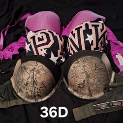 Pink And Victoria Secret Bras 