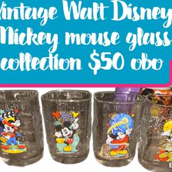 Vintage Disney Collector Glasses