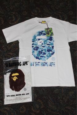 Blue on White Bape-T S-L