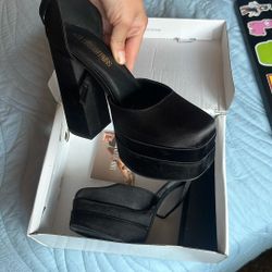 Black Platform Heels