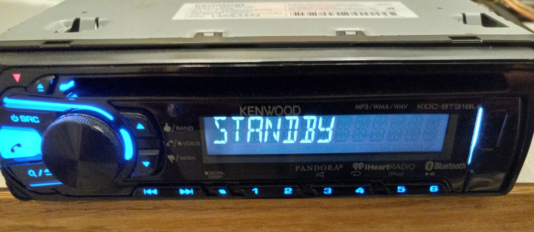 Bluetooth Kenwood Car CD Player Stereo Deck