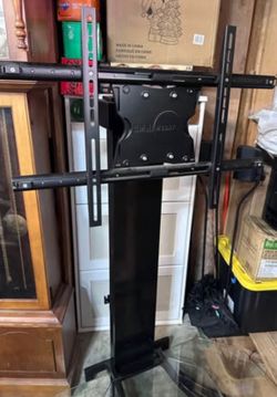 Glass and Metal TV Stand (For 70” or Larger)