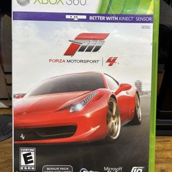 $10 Forza Motorsport 4 Xbox 360 CIB