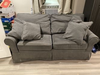 72’ Long Grey Couch