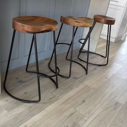 Modern Stools (3 Qty)