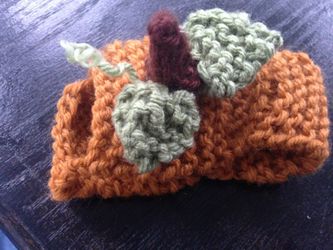 Pumpkin hat for cat or small dog