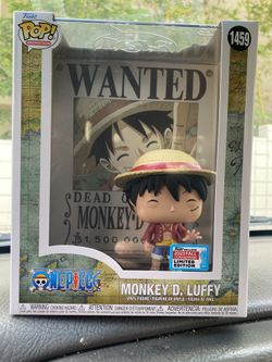 Monkey D Luffy Wanted Poster NYCC Shared Exclusive Funko Pop 1429