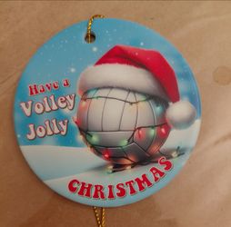 Volleyball Christmas Ornament