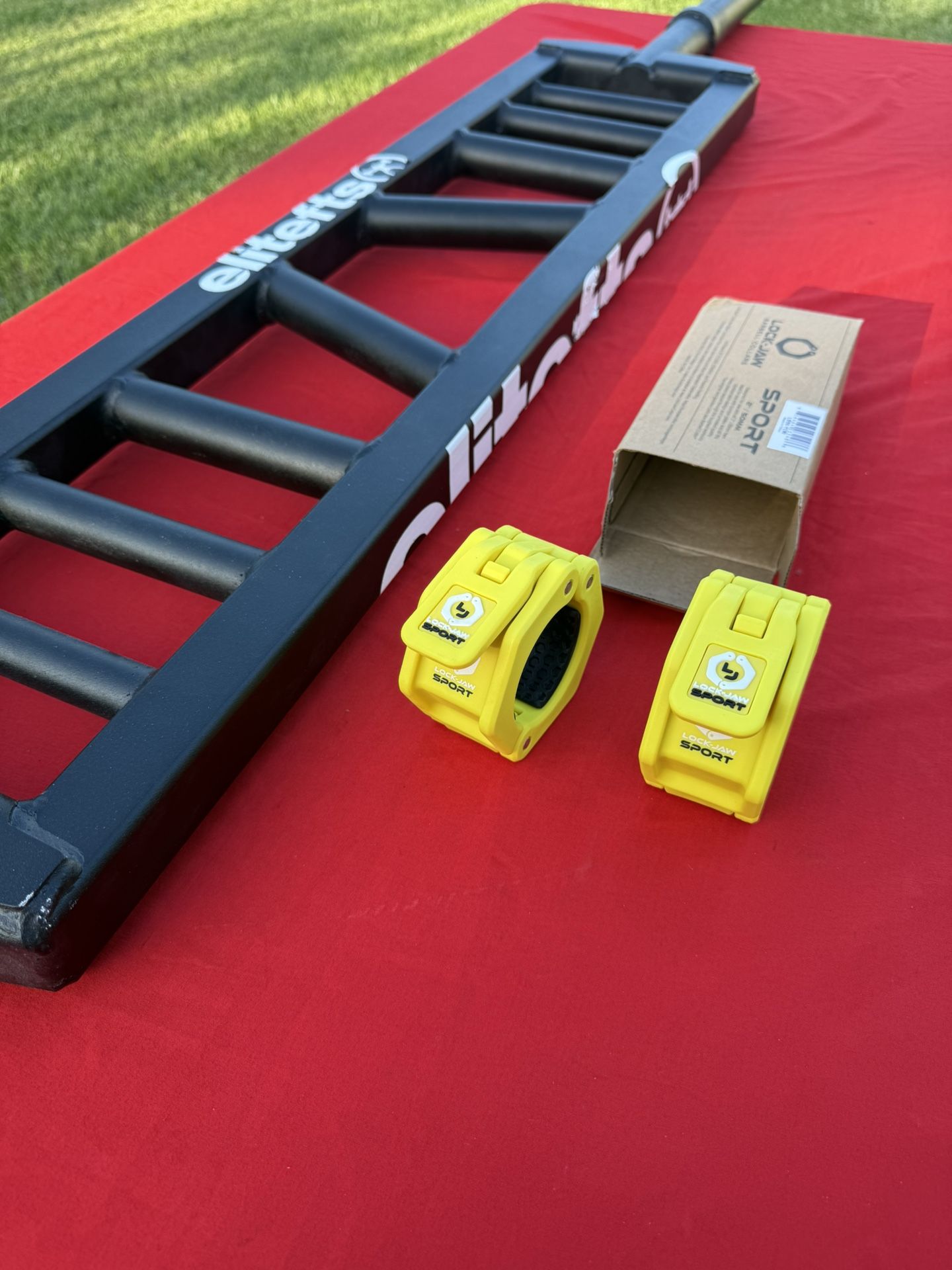 ELITE FITNESS OLYMPIC AMERICAN PRESS BARBEL/ SWISS BAR