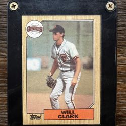 Will Clark Topps 1987 Rookie