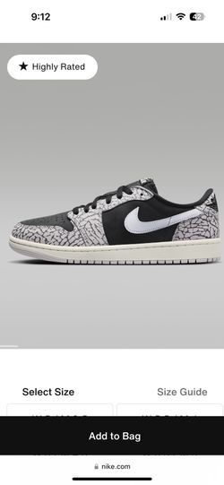 Air Jordan 1 Low OG (cement)