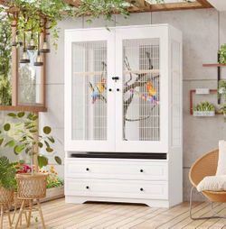 Large Bird Parakeet Parrot Cockatiel Cage