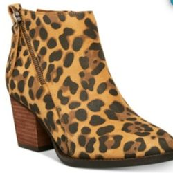 Leopard Waterproof Booties SIZE 7.5