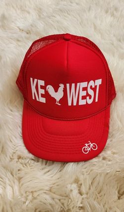 Key West Otto Collection Red Bike Brand Hat