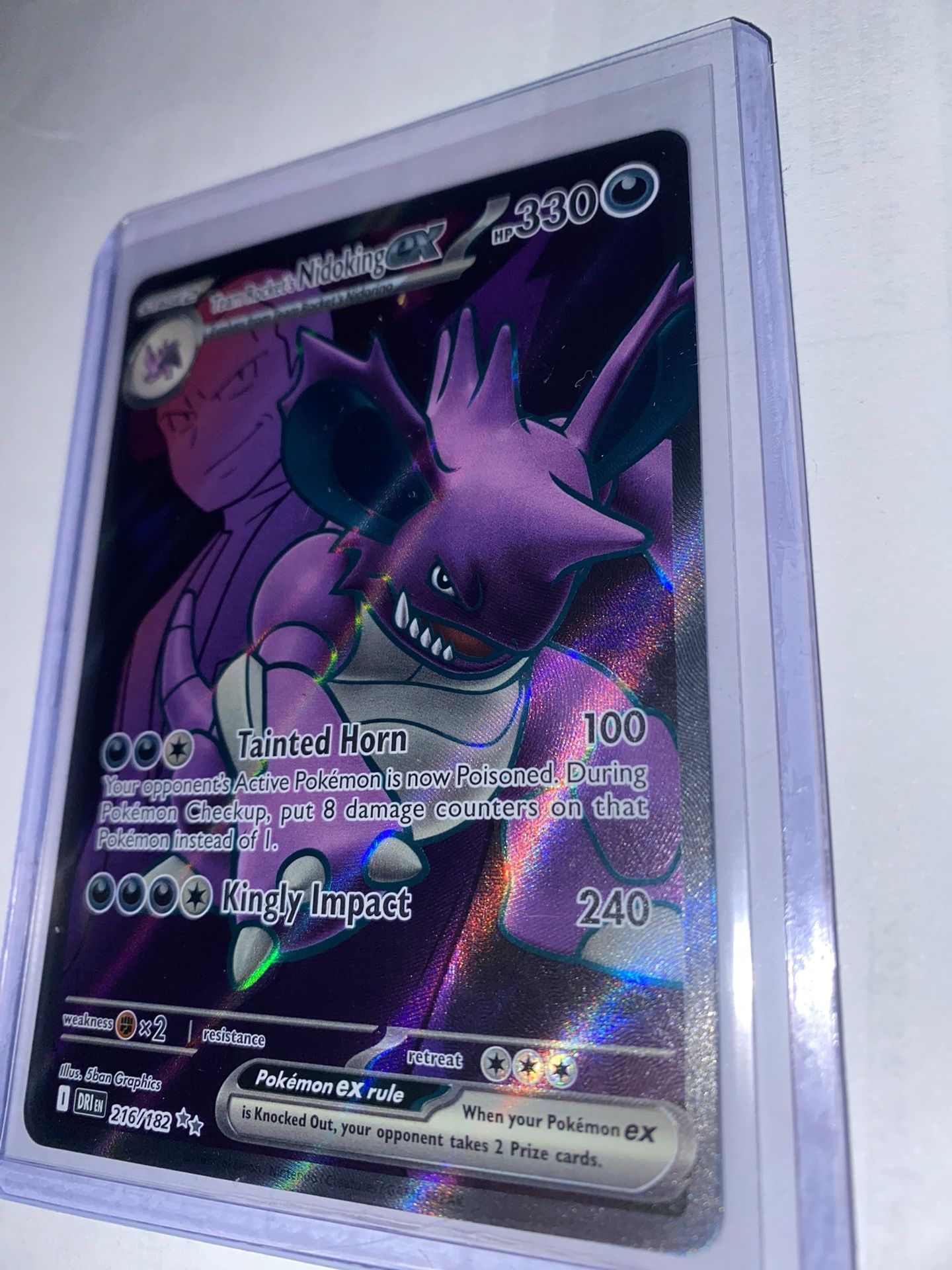 Team Rocket’s Nidoking EX 216/182 Destined Rivals