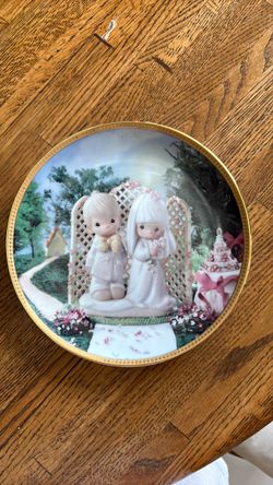 Precious moment, collectible plate