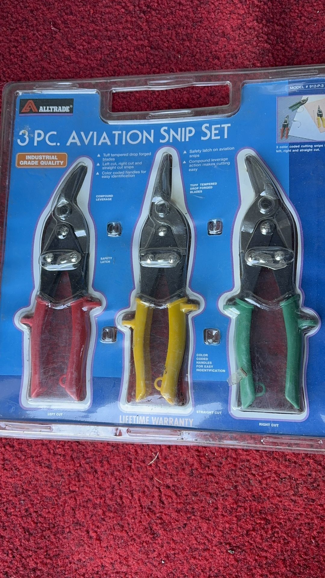 3-Piece Aviation Snip Set – Rare Find – $30 (Lynnwood)