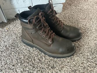 Wolverine Floorhand Boots Size 9.5/ Brown/Waterproof/leather