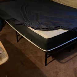 Queen Size Mattress/& Platform Bed Frame