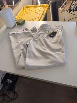 Nike Golf Tour Pants Size 38 X 34 Beige Brand New
