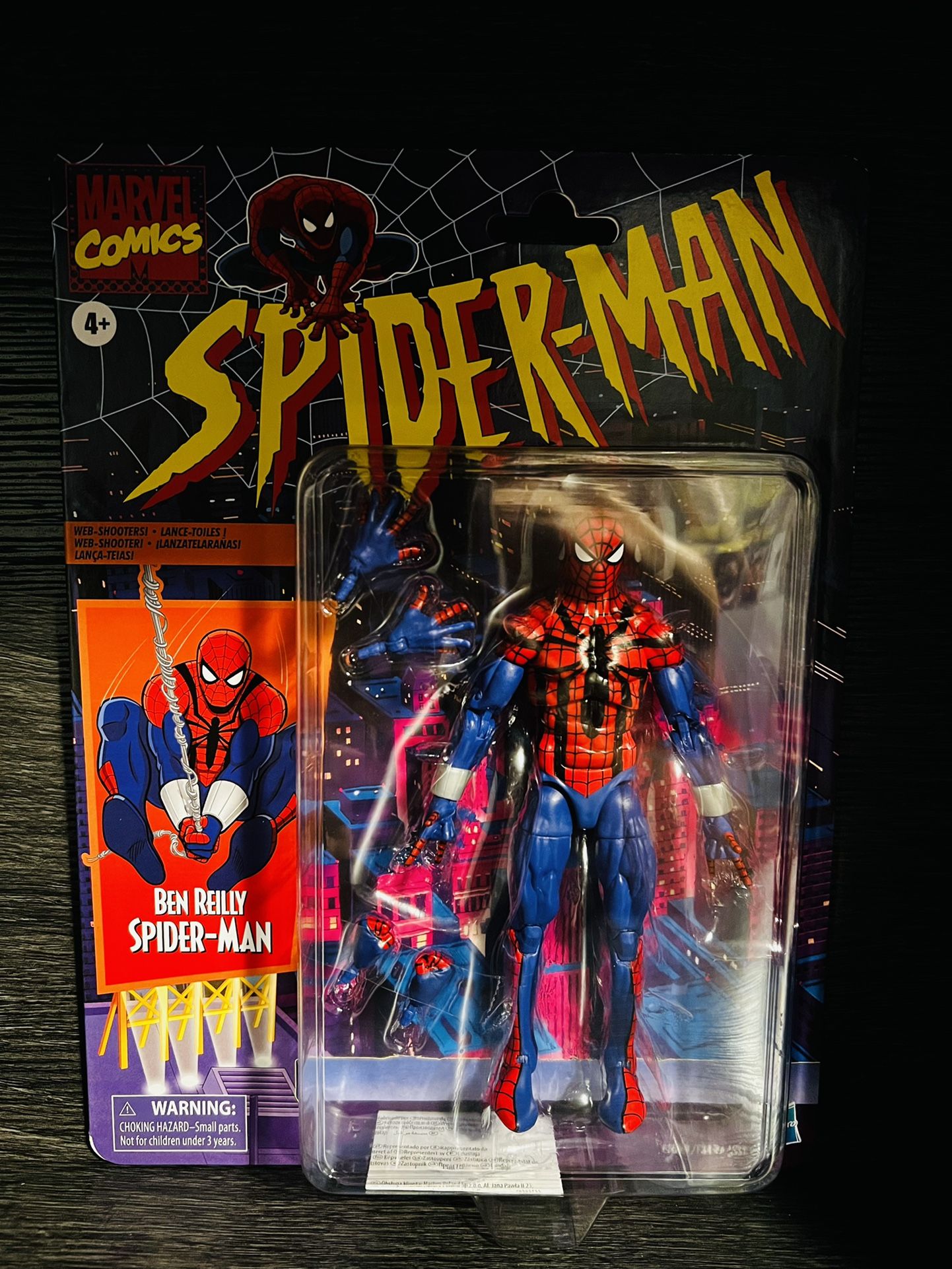 Spider-Man Retro Marvel Legends Ben Reilly Spiderman 6-Inch Action Figure