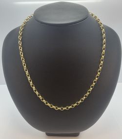 14K Gold Bullet Chain 