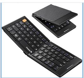 Foldable Compact Keyboard for Phone and Tablet