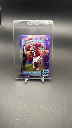 SPENCER RATTLER 2021-22 Bowman U 1st Pink Prizm Rookie NEW ORLEANS SAINTS OU