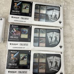 MTG Final Fantasy Commander Kits $90 Per 8 Available 