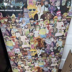 RICK AND MORTY - CHARACTER COLLAGE POSTER 3 Ft x 2 Ft