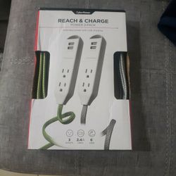 Power Extensions With USB 2 Pack